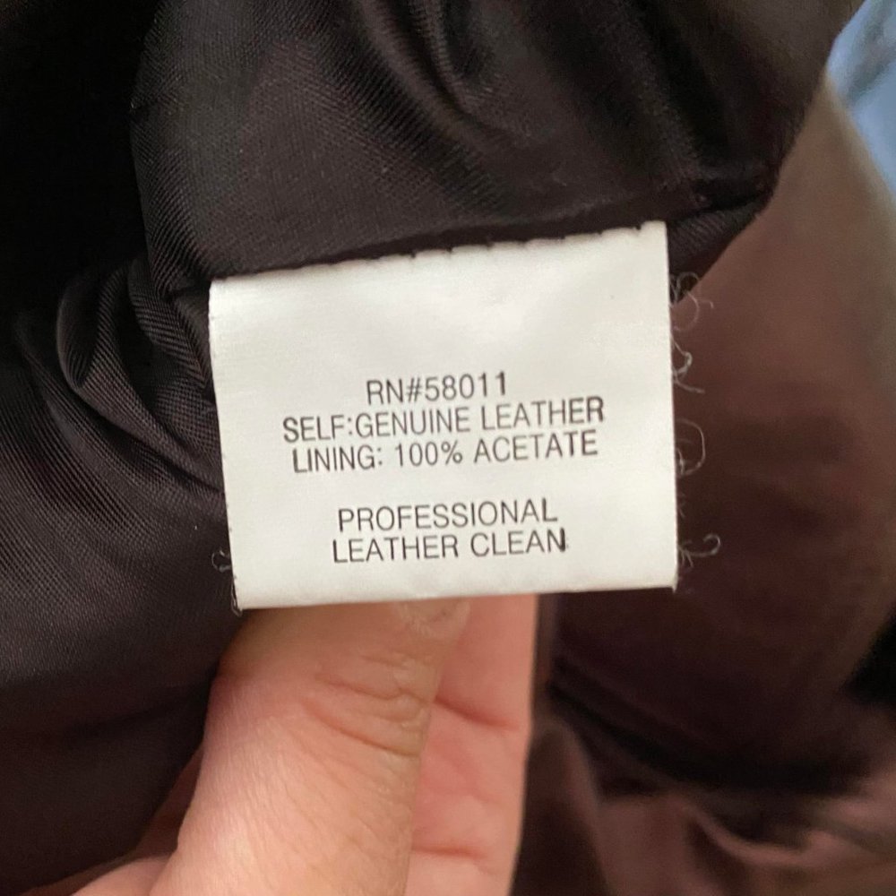 David Meister Metallic Leather Jacket - Picture 5 of 5